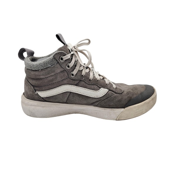 Vans Other - Vans Ultracush Shoes Mens Size 8 Gray Suede High Top Lace Up Casual Sneakers